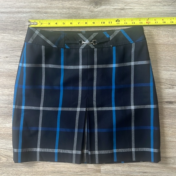 LOFT Womens Polyester Rayon Slightly A-Line Skirt Pleat Size 8P - Picture 2 of 5